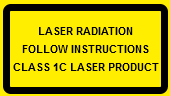 Class 1C Laser Labels