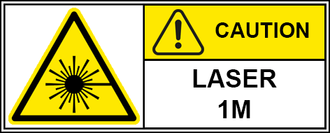 Class 1M Laser Labels