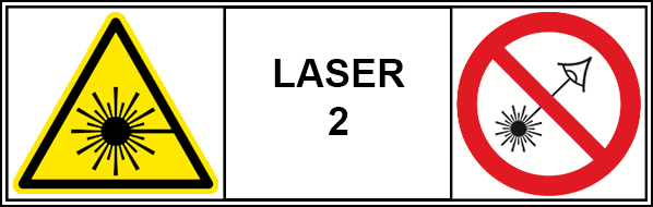 Class 2 Laser Labels