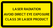 Class 3R Laser Labels
