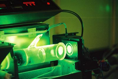 Copper Bromide II Laser Lasing