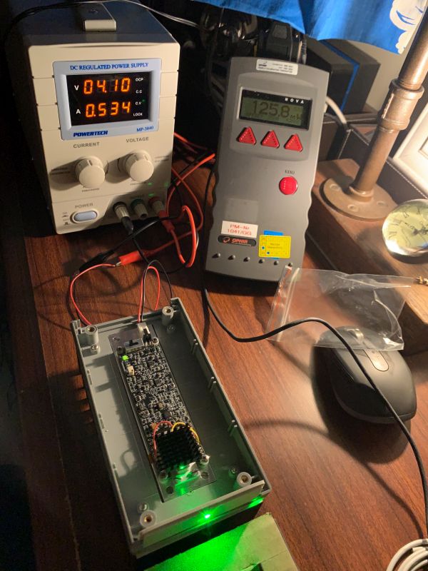Laser Output 125.8mW